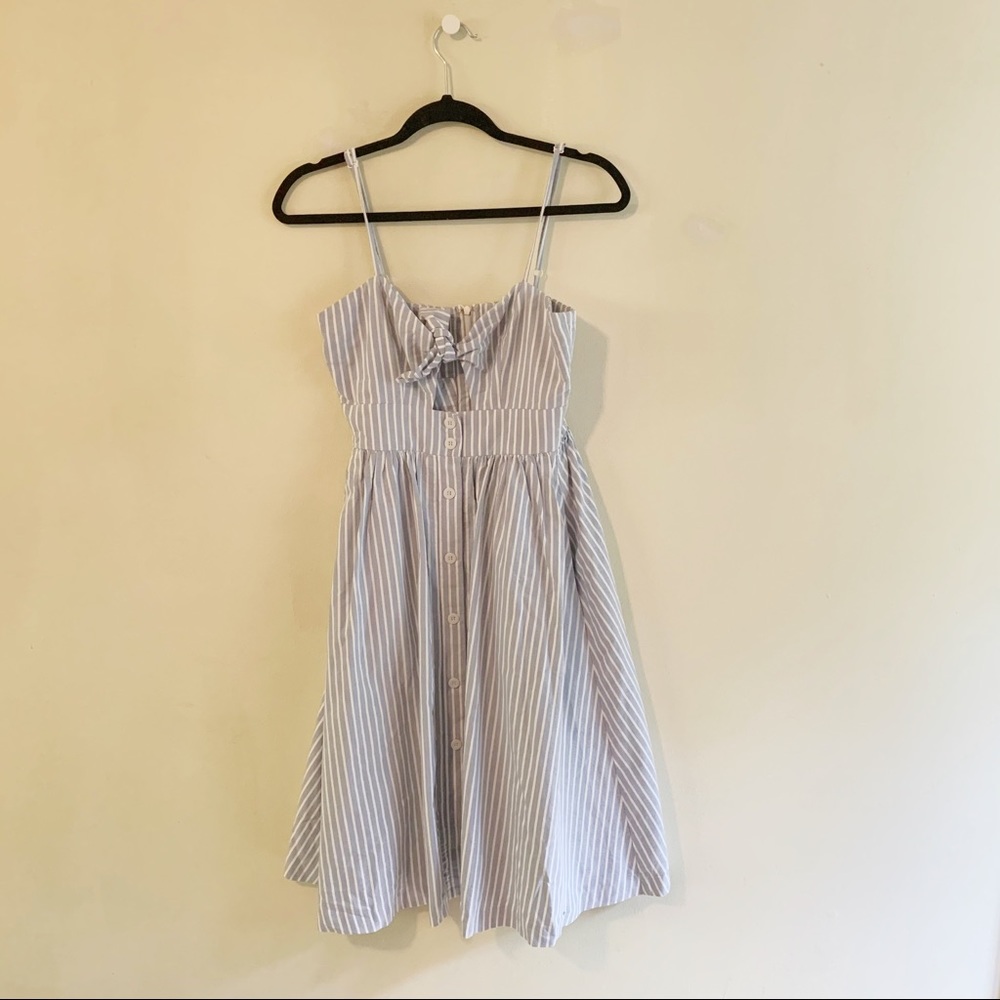 KOOKAI STRIPED COTTON DRESS